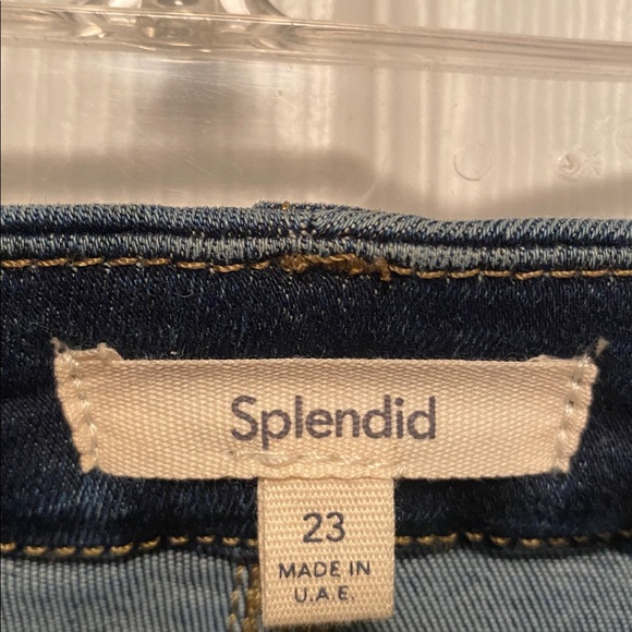 Splendid Dark Blue Super High Rise Bootcut Jeans…size 23 - Picture 4 of 7